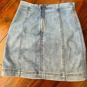 Free People Denim Skirt